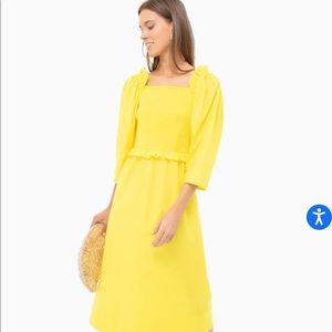 Sea New York Tabitha Smocked Dress in Yellow